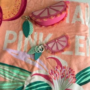 Spartina 449 Pink Lemonade - Beach blanket, sun glass case and key ring